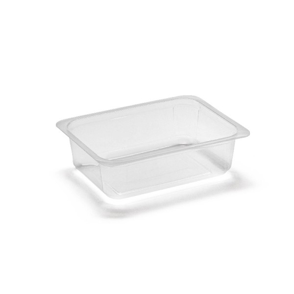 Vaschette termosaldabili per alimenti in PP – 1/8 Gastronorm H40